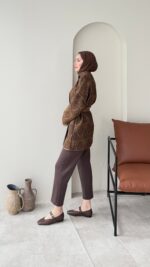 Etro Kuşaklı Kimono - Kahverengi - Görsel 3