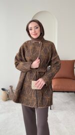 Etro Kuşaklı Kimono - Kahverengi - Görsel 4