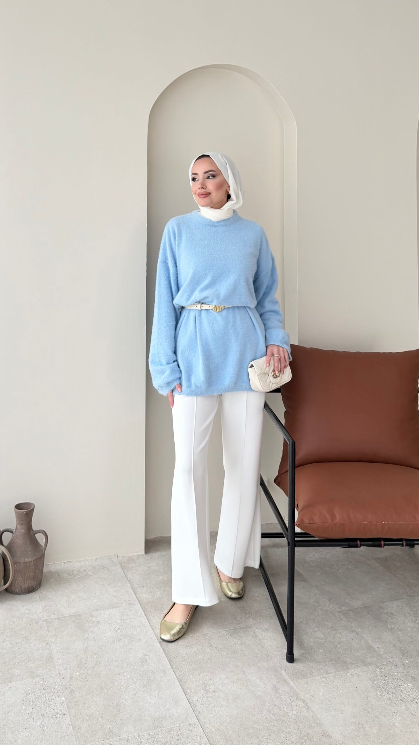 image_1950-2590.jpg Sara Angora Kazak - Mavi - Görsel 1