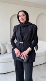 Mişa Yelek - Siyah - Görsel 6