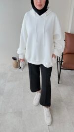 İril Premium Sweat - Beyaz - Görsel 6