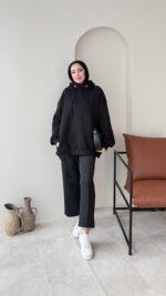 İril Premium Sweat - Siyah - Görsel 3