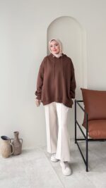 İril Premium Sweat - Kahverengi