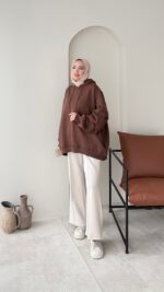 İril Premium Sweat - Kahverengi - Görsel 2