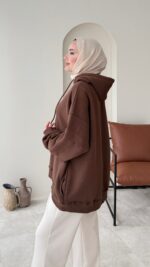 İril Premium Sweat - Kahverengi - Görsel 4