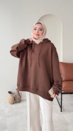 İril Premium Sweat - Kahverengi - Görsel 5