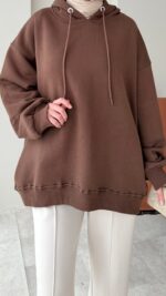 İril Premium Sweat - Kahverengi - Görsel 6