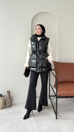 Voya Rugan Yelek - Siyah - Görsel 2