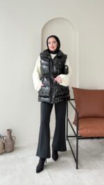 Voya Rugan Yelek - Siyah - Görsel 3