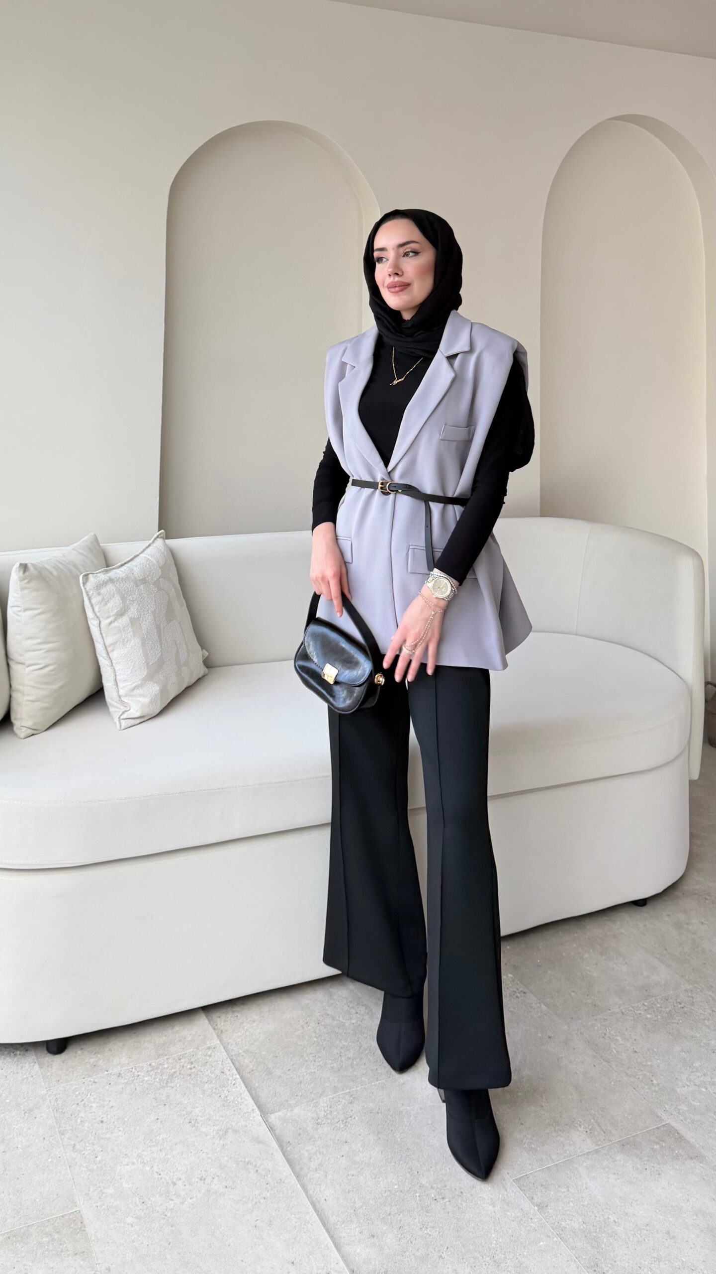 image_1950-268.jpg Mişa Yelek - Gri - Görsel 1