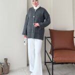 Hare Triko Hırka - Antrasit