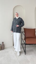 Hare Triko Hırka - Antrasit