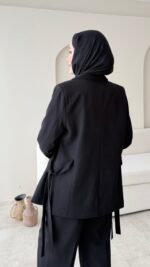 Mate Bağcık Ceket - Siyah - Görsel 3