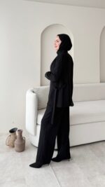 Mate Bağcık Ceket - Siyah - Görsel 6