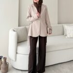 Mate Bağcık Ceket - Vizon