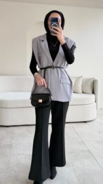 Mişa Yelek - Gri - Görsel 6