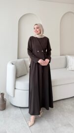 Desil Ceket Elbise - Kahverengi