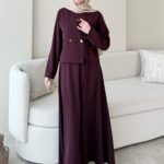 Desil Ceket Elbise - Mürdüm