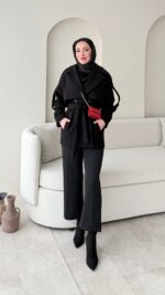 Rosi Kaşe Kaban - Siyah