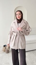 Rosi Kaşe Kaban - Vizon - Görsel 3