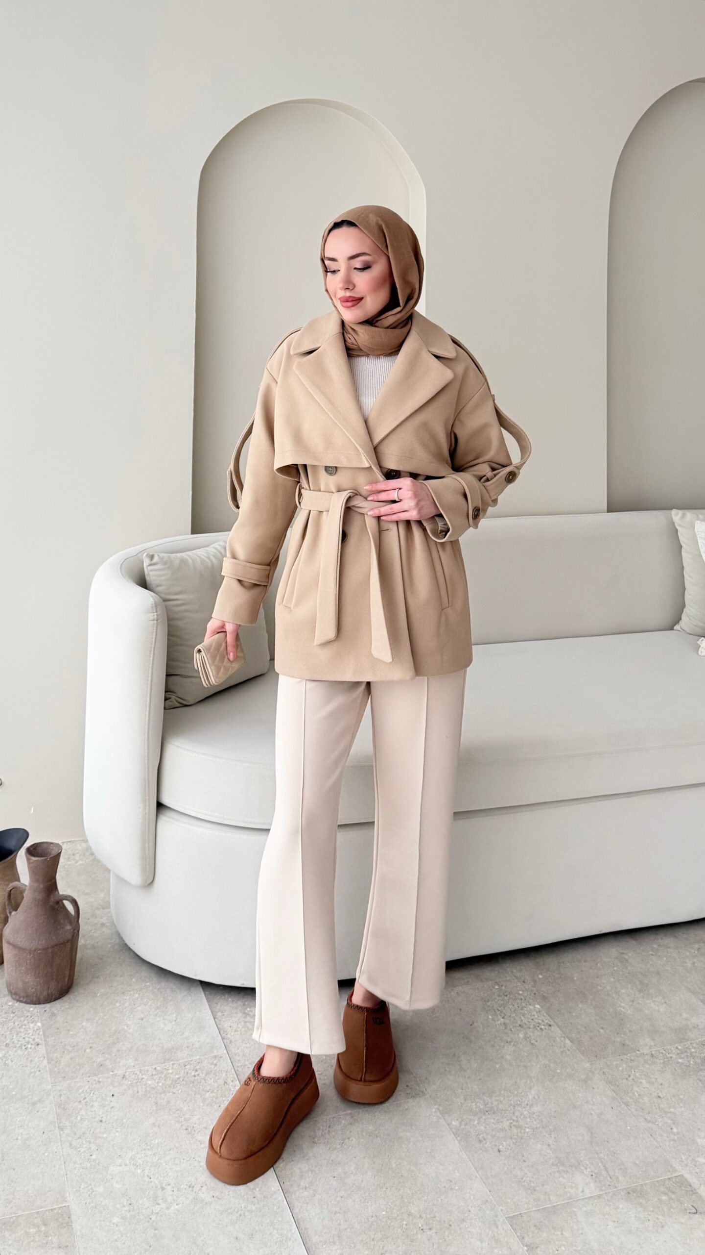 image_1950-2825.jpg Rosi Kaşe Kaban - Camel - Görsel 1