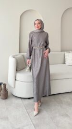 Baraa Elbise - Gri - Görsel 2