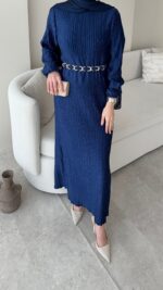 Baraa Elbise - Lacivert - Görsel 4