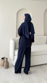 Besra Taşlı Oyşo Takım - Lacivert - Görsel 3