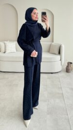 Besra Taşlı Oyşo Takım - Lacivert - Görsel 7