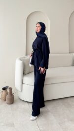 Vena Bağlamalı Oyşo Takım - Lacivert - Görsel 3