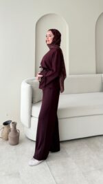 Vena Bağlamalı Oyşo Takım - Mürdüm - Görsel 3