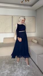 Mari Etek - Lacivert - Görsel 7