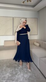 Mari Etek - Lacivert - Görsel 8