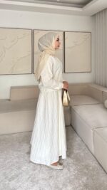 Royal Dokulu Takım - Ekru - Görsel 5