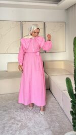 Flora Elbise - Pembe - Görsel 2