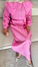 Flora Elbise - Pembe - Görsel 7