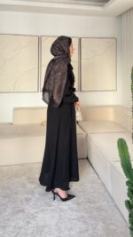 Flora Elbise - Siyah - Görsel 7