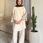 Retro Keten Takım - Taş