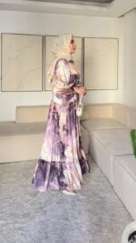 Diyar Elbise - Mor - Görsel 2