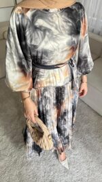 Diyar Elbise - Gri - Görsel 8