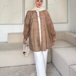 Şili Modal Gömlek - Camel