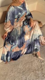 Diyar Elbise - Mavi - Görsel 9