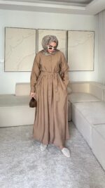 Loya Elbise - Vizon - Görsel 2