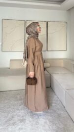 Loya Elbise - Vizon - Görsel 4