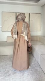 Loya Elbise - Vizon - Görsel 7