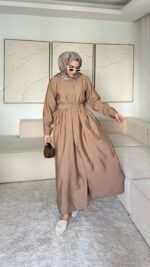 Loya Elbise - Vizon - Görsel 8