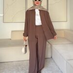 Bella Tensel Takım - Kahverengi