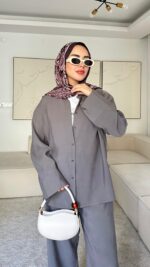 Bella Tensel Takım - Gri - Görsel 7