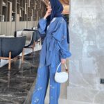 More Taşlı Takım - Mavi