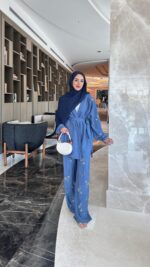 More Taşlı Takım - Mavi - Görsel 3